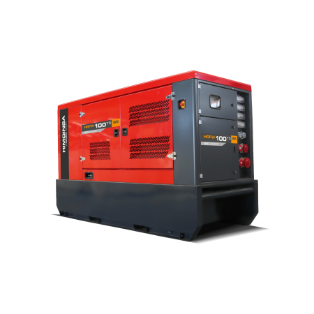 Agregat prądotwórczy trójfazowy HIMOINSA HRFW-100 S5 – 102 kVA – 400/230V – FPT Iveco – Obudowa wyciszona